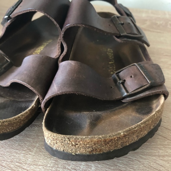 Birkenstock Milano Brown Sandals size 42 - Picture 2 of 16